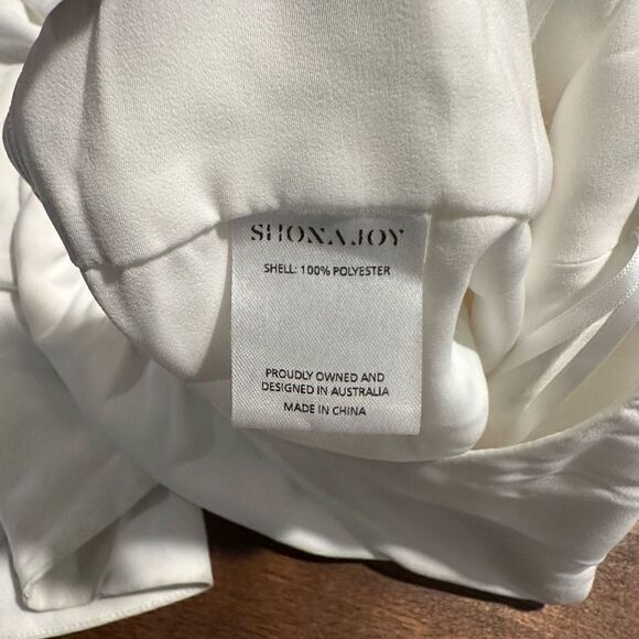 NWOT Shona Joy Core High Neck Ruched Dress - Picture 7 of 7